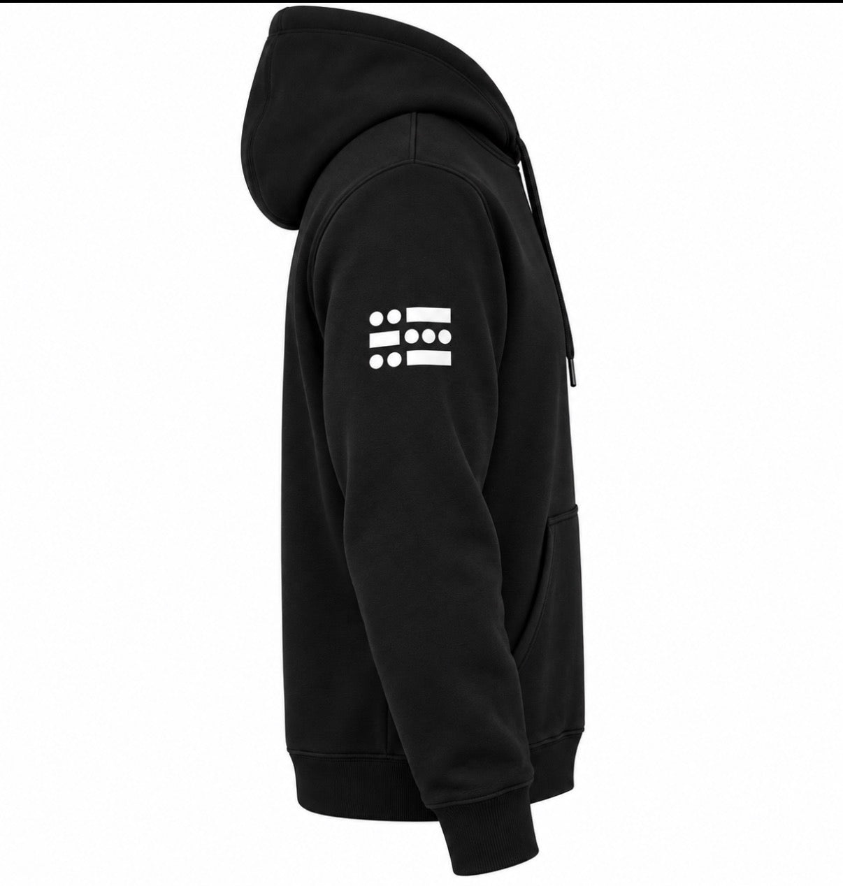 U-B-U Black Pullover Hoodie