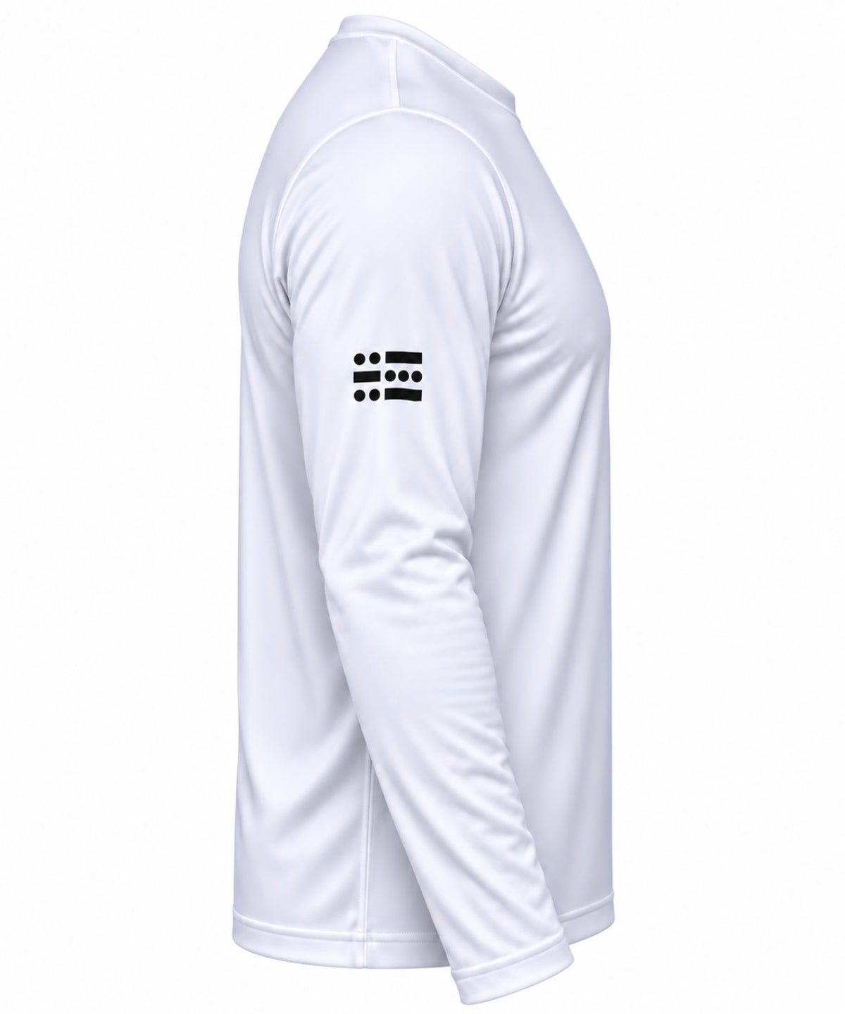 U-B-U Dri Fit White Long Sleeve T-Shirt