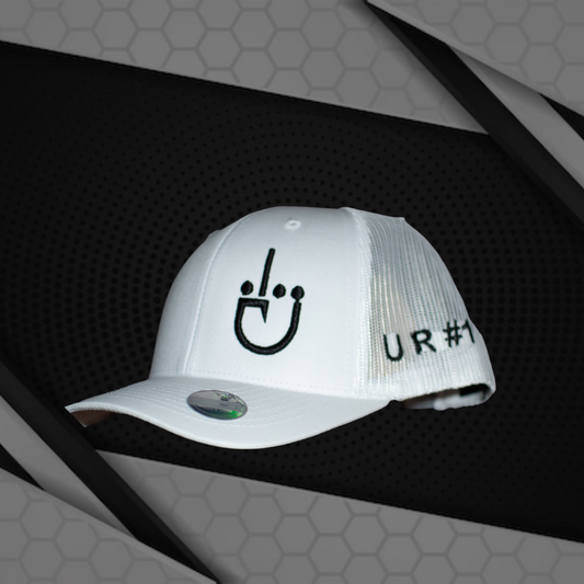 U R #1 Trucker Hat - White // Black