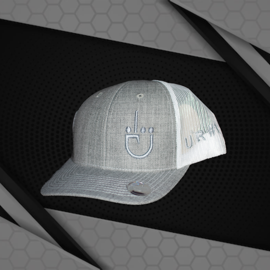 U R # 1 Trucker Hat - Grey // Grey