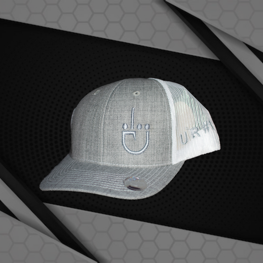 U R # 1 Trucker Hat - Grey // Grey