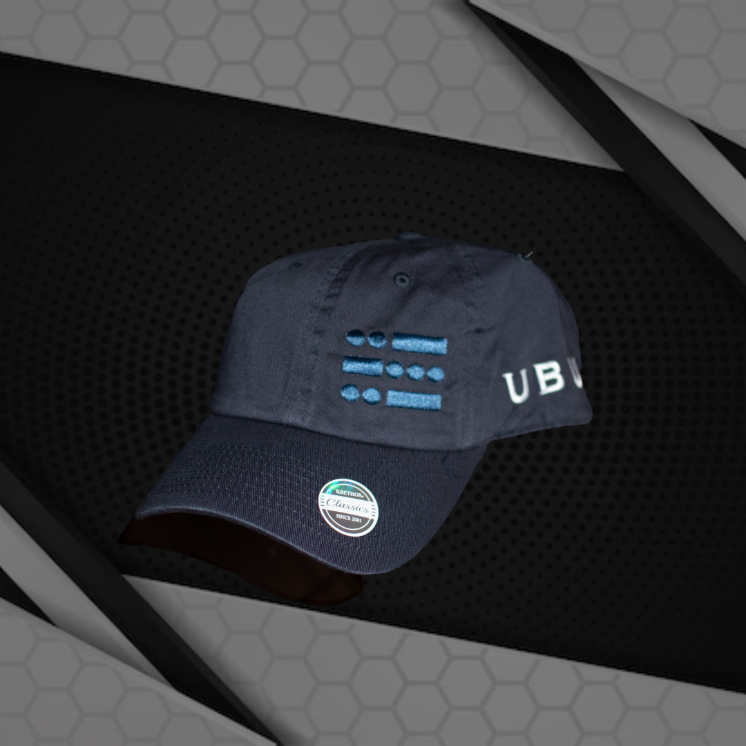 U B U Dad Hat - Navy // White Accent