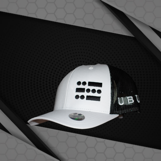 U B U Trucker Hat - Black & White