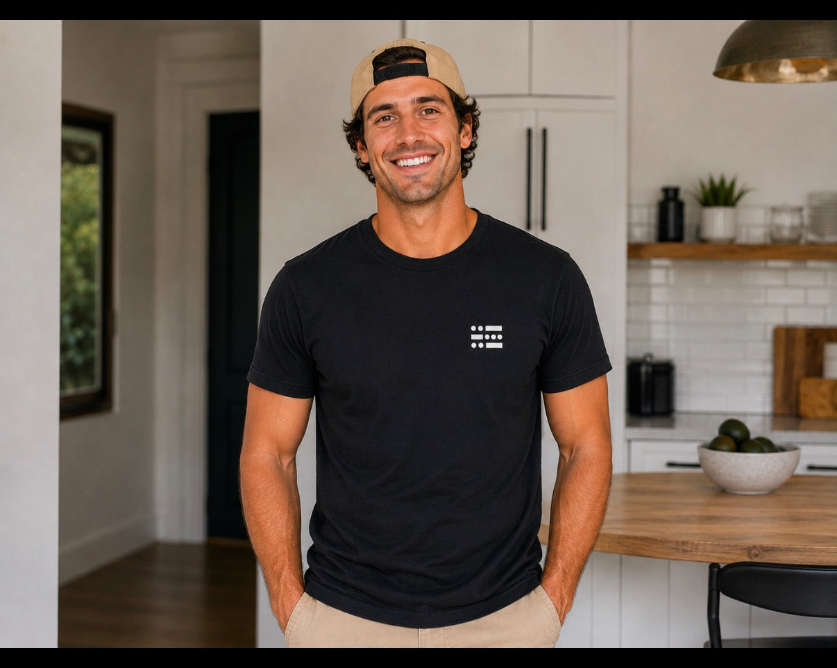 U B U Short Sleeve Black T-Shirt