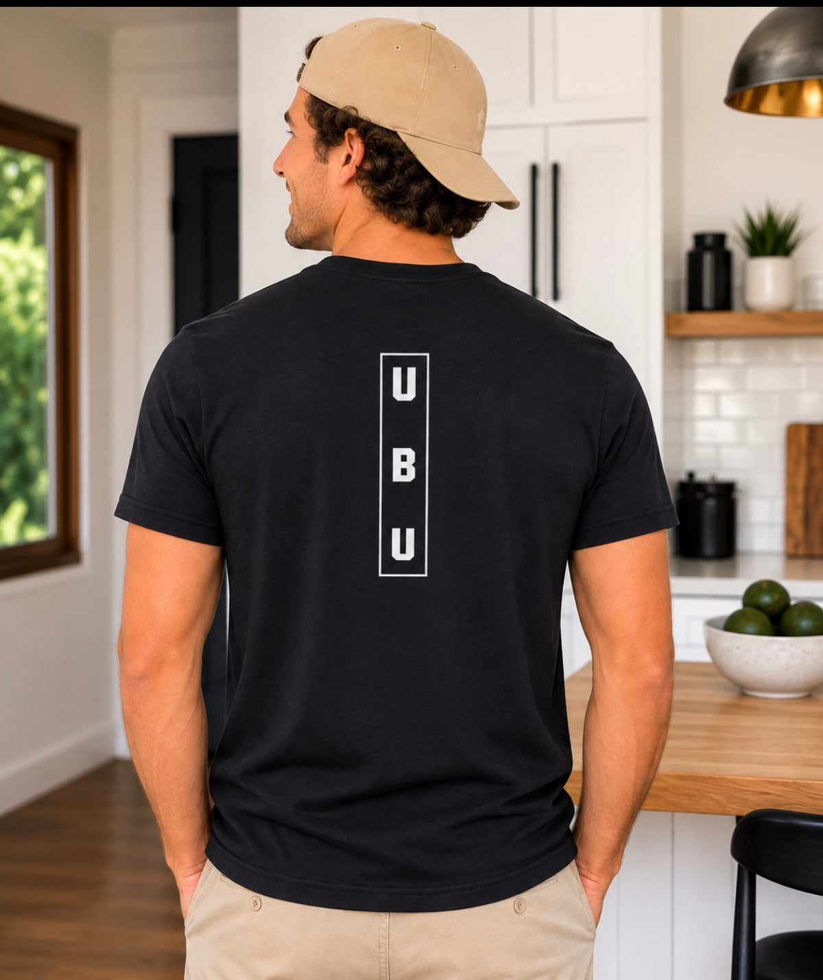 U B U Short Sleeve Black T-Shirt