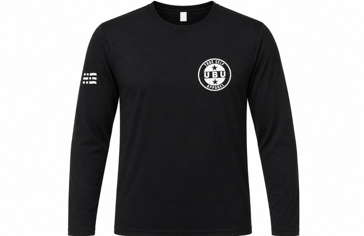 U-B-U Dri-Fit Black Long Sleeve T-Shirt