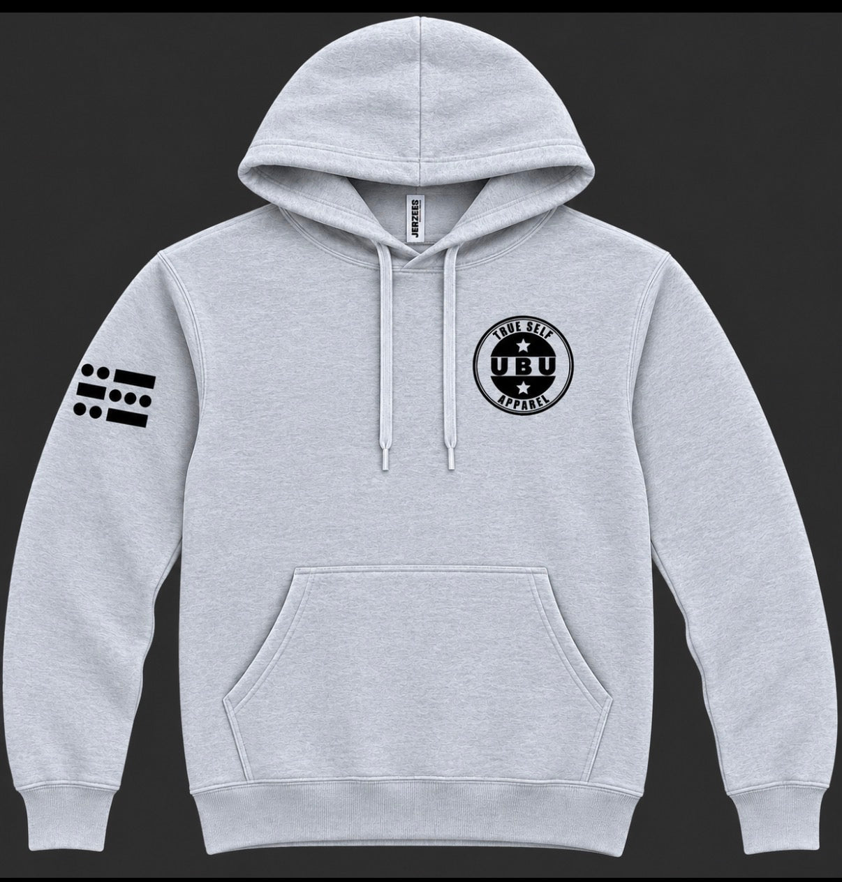 U-B-U Heather Grey Pullover Hoodie