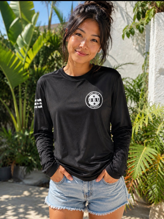 U-B-U Dri-Fit Black Long Sleeve T-Shirt
