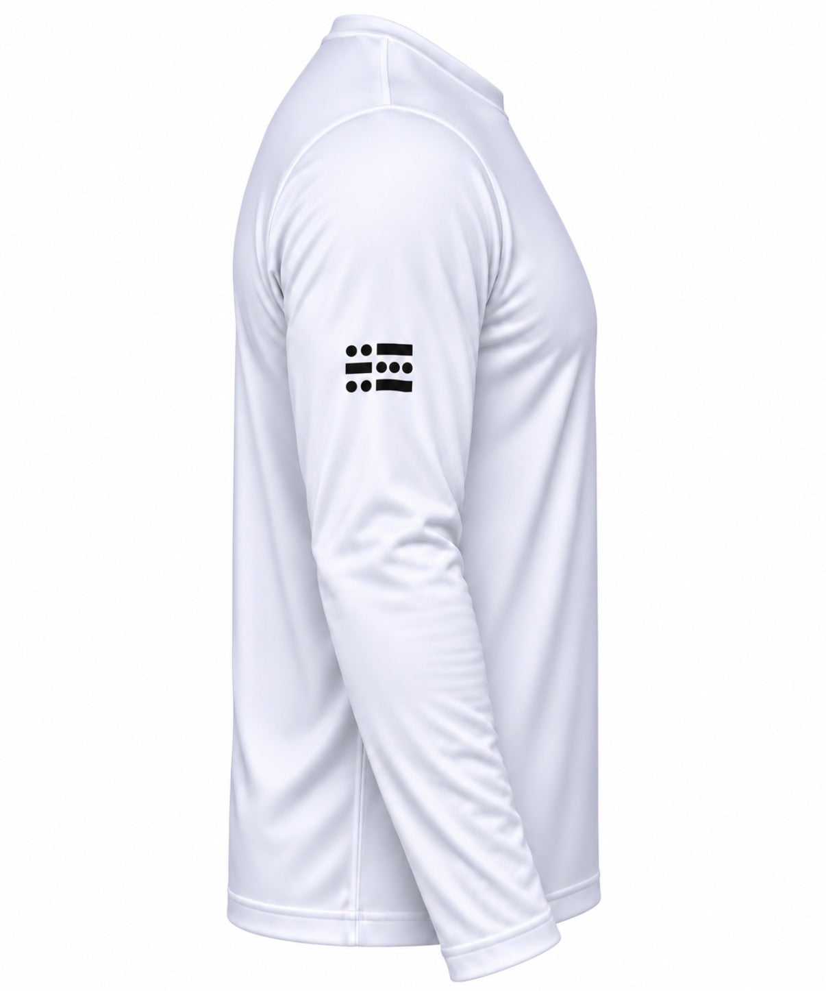 U-B-U Dri Fit White Long Sleeve T-Shirt