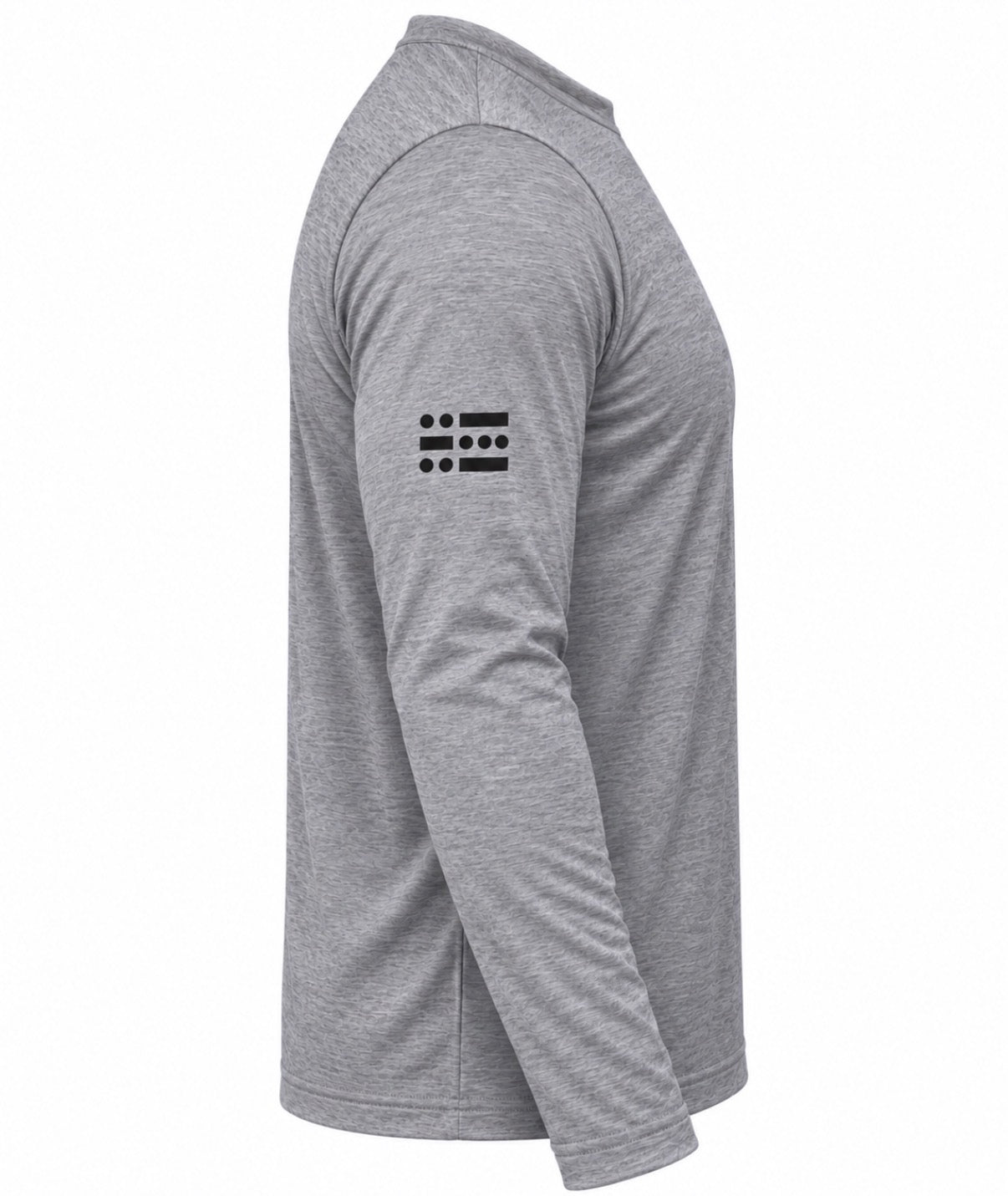 U-B-U Tri-Blend Heather Grey Long Sleeve T-Shirt